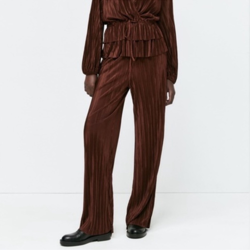 ZARA Pleaded Pants - Size S